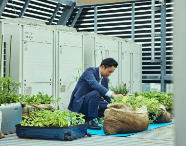 廃材を利用したプランター